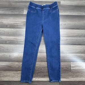 Madewell Pull‎ On High Rise Tapered Mom Relaxed Jeans Blue Size 28 Jeggings